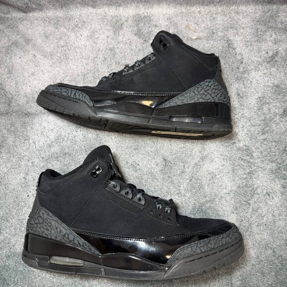 Size 13 | Jordan 3 Black Cat No Box | Pre-Owned main image 8